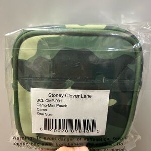 BNWT Stoney Clover Lane mini pouch in Camo 2